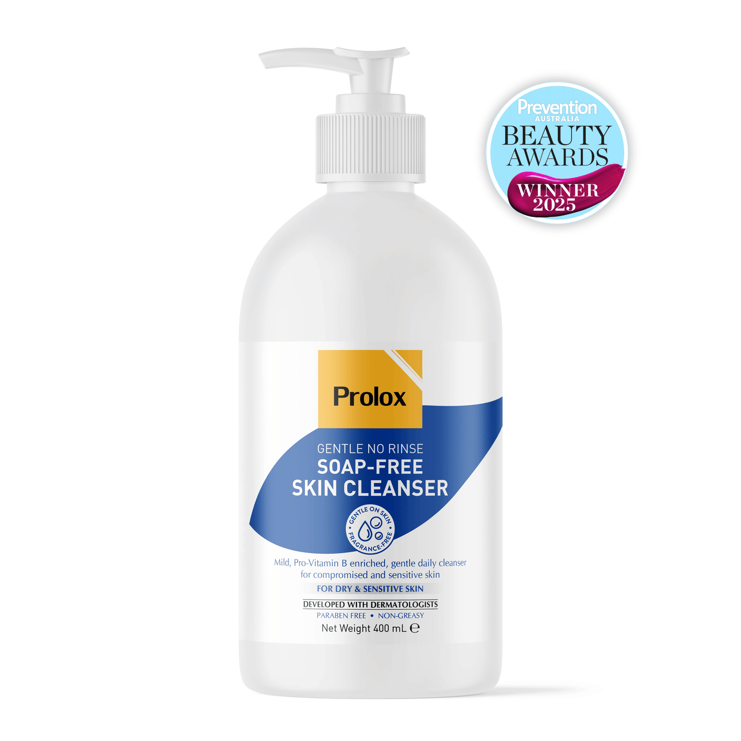 Prolox Gentle No Rinse Soap-Free Skin Cleanser
