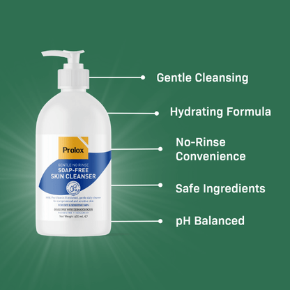 Prolox Gentle No Rinse Soap-Free Skin Cleanser