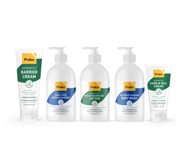 image of Prolox's skincare products for sensitive skin type